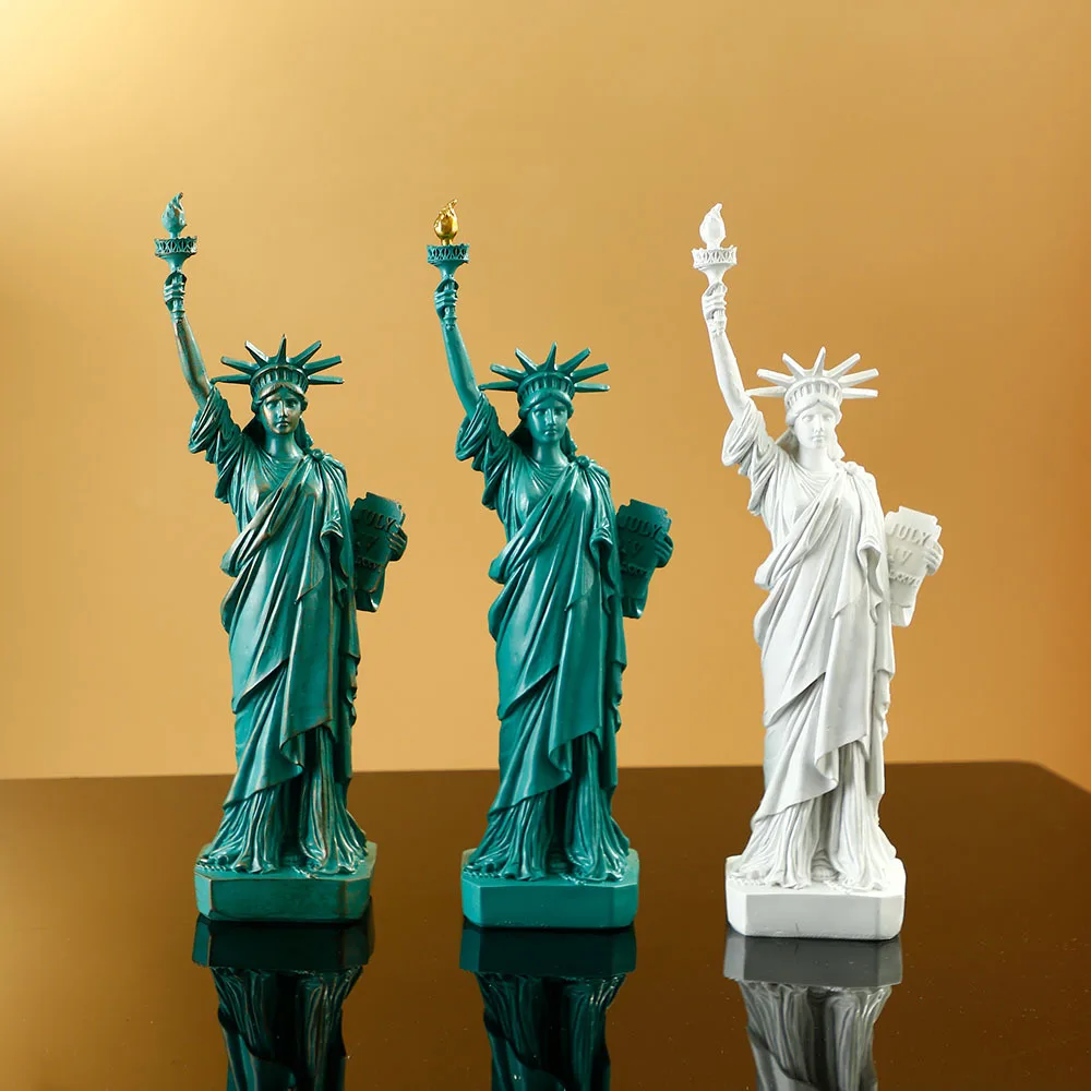 

30cm USA Statue of Liberty Statue Sculpture New York City Liberty Island, Collectible Figure Statue Gifts Office Home Decor