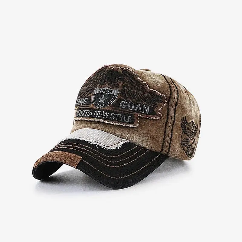 

High Quality Men‘s Washed Baseball Cap Fitted Cap Snapback Hat For Men Bone Women Gorras Casquette Letter Black Cap Multicolor