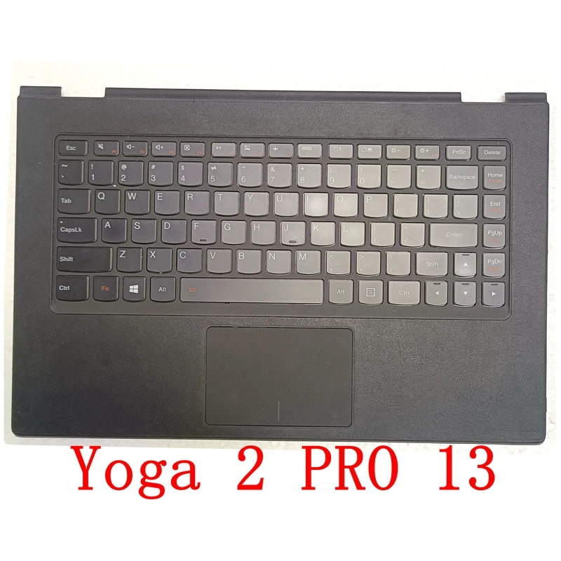 

Подержанный ноутбук, подставка для рук, верхний корпус для Lenovo Yoga 2 Pro 13 YOGA 2 Por тачпад, клавиатура с подсветкой