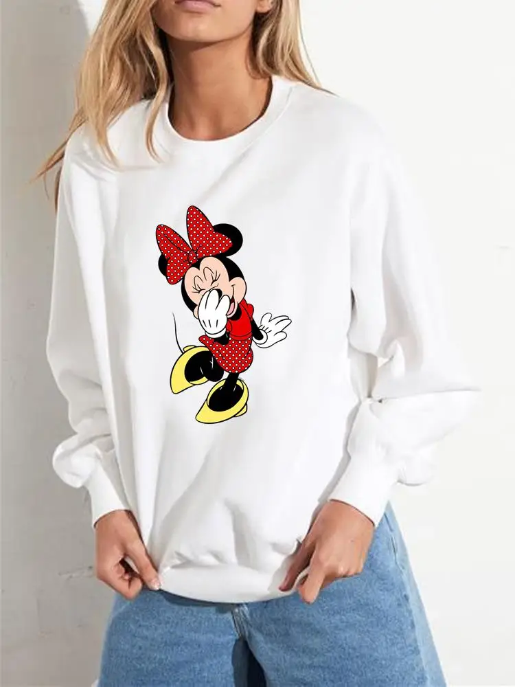 

Fashion Clothing Style Funny 90s Trend Ladies Women Holiday Mouse Ear Clothes Pullovers Print Lady Female Graphic Sweatshirts