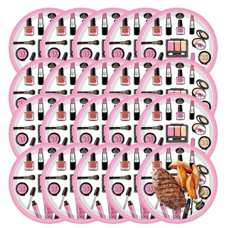 

Makeup Birthday Party Decorations Makeup Theme Tableware Paper Plates Napkins Cups For Birthday Bridal Shower Spa Party Supplies