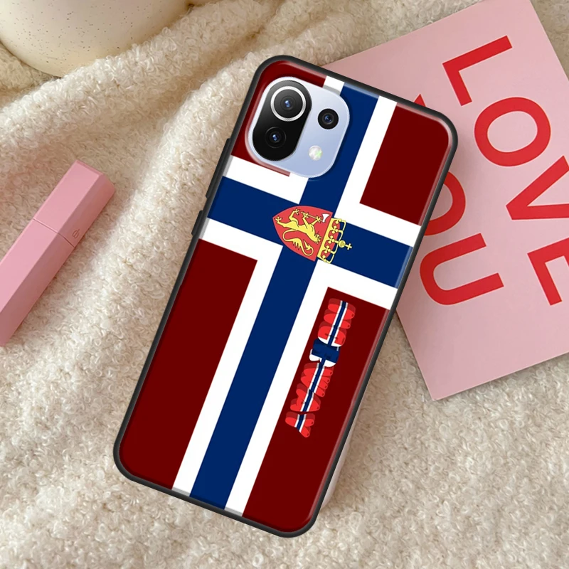 Чехол с флагом Норвегии для POCO X5 X3 X4 F5 Pro F3 F4 GT C40 M5s чехол телефона Xiaomi 13 11T 12T 12 Lite