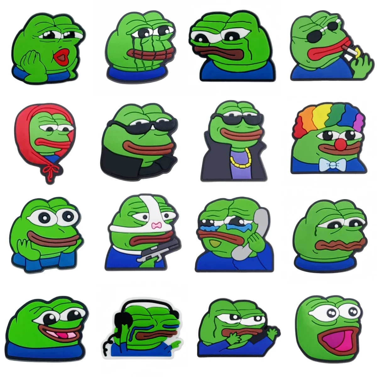 Новые поступления 1 шт. обувь с грустной лягушкой подвески для крокодилов