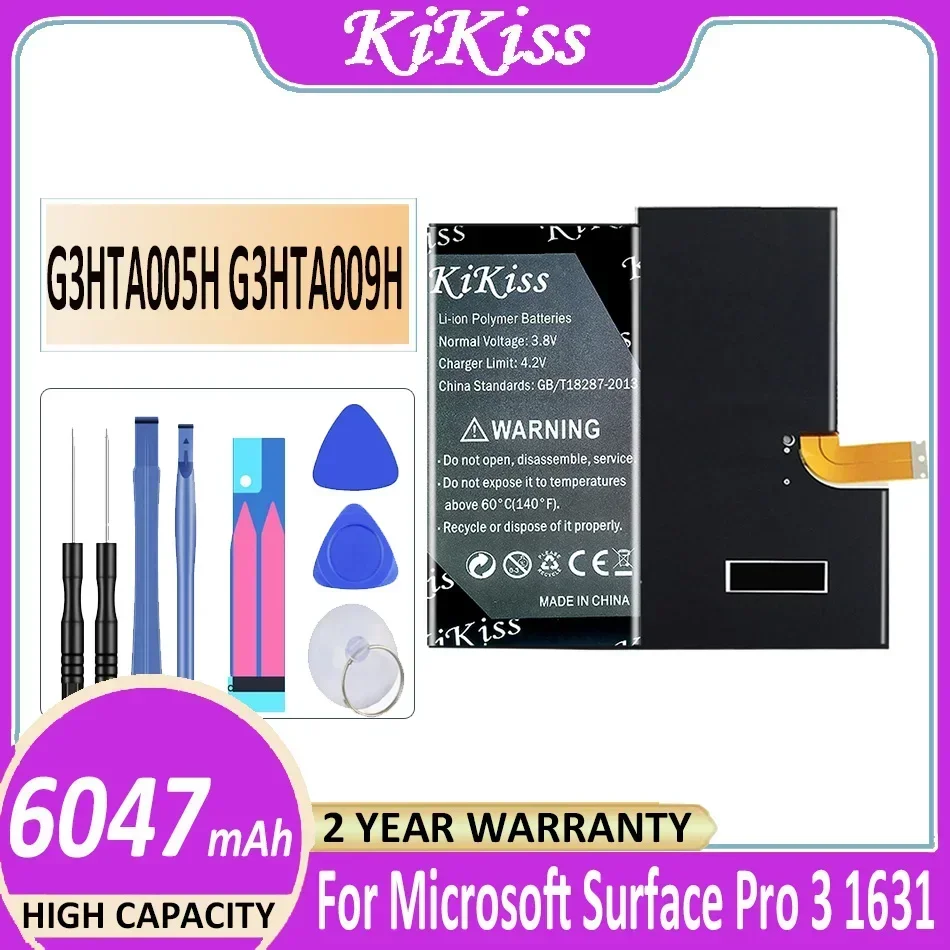 Аккумулятор KiKiss для Microsoft Surface Pro 3 1631 1577-9700 G3HTA005H G3HTA009H Pro3 1645 1657 серии G3HTA007H