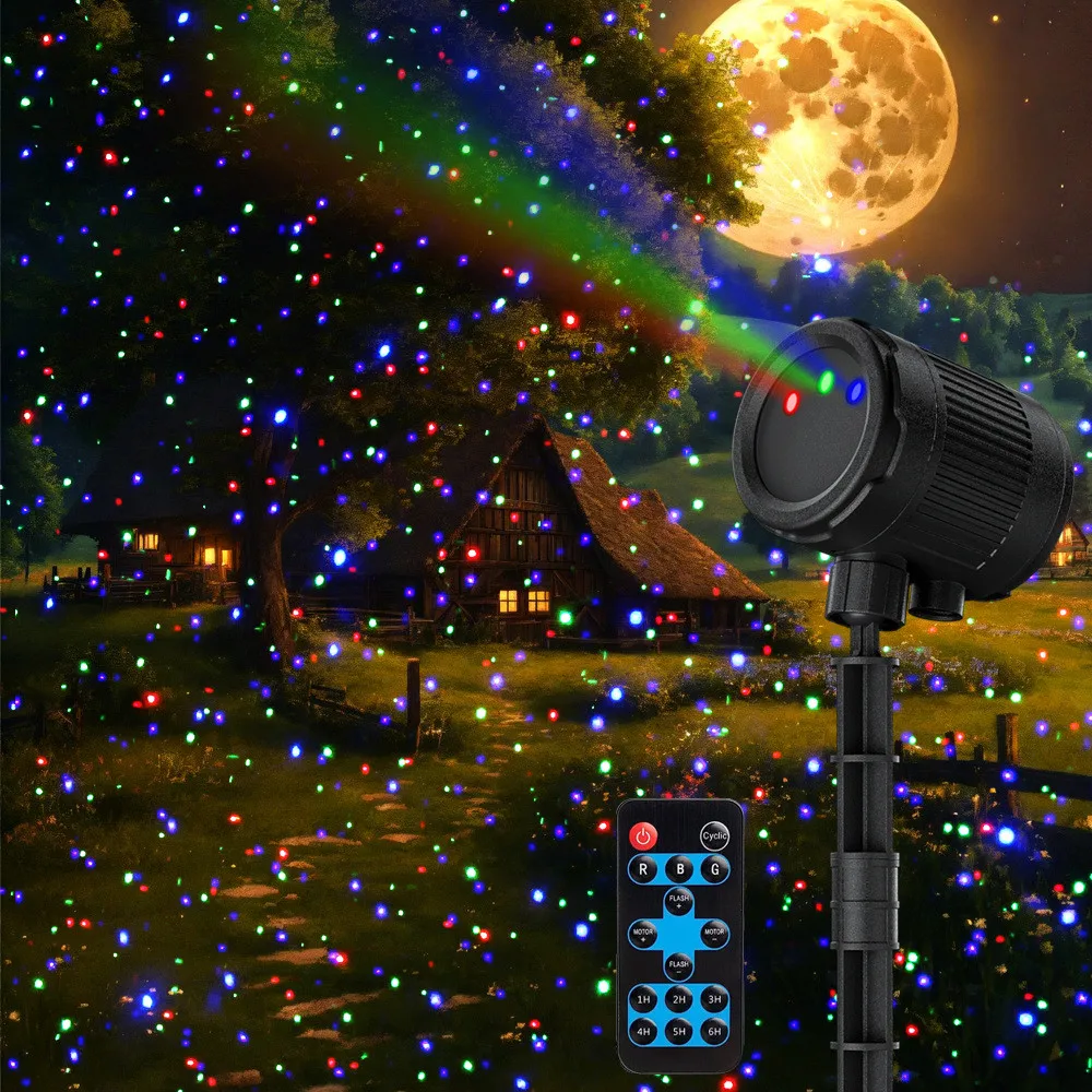 

Trecaan Статический/динамический лазерный проектор света для сада