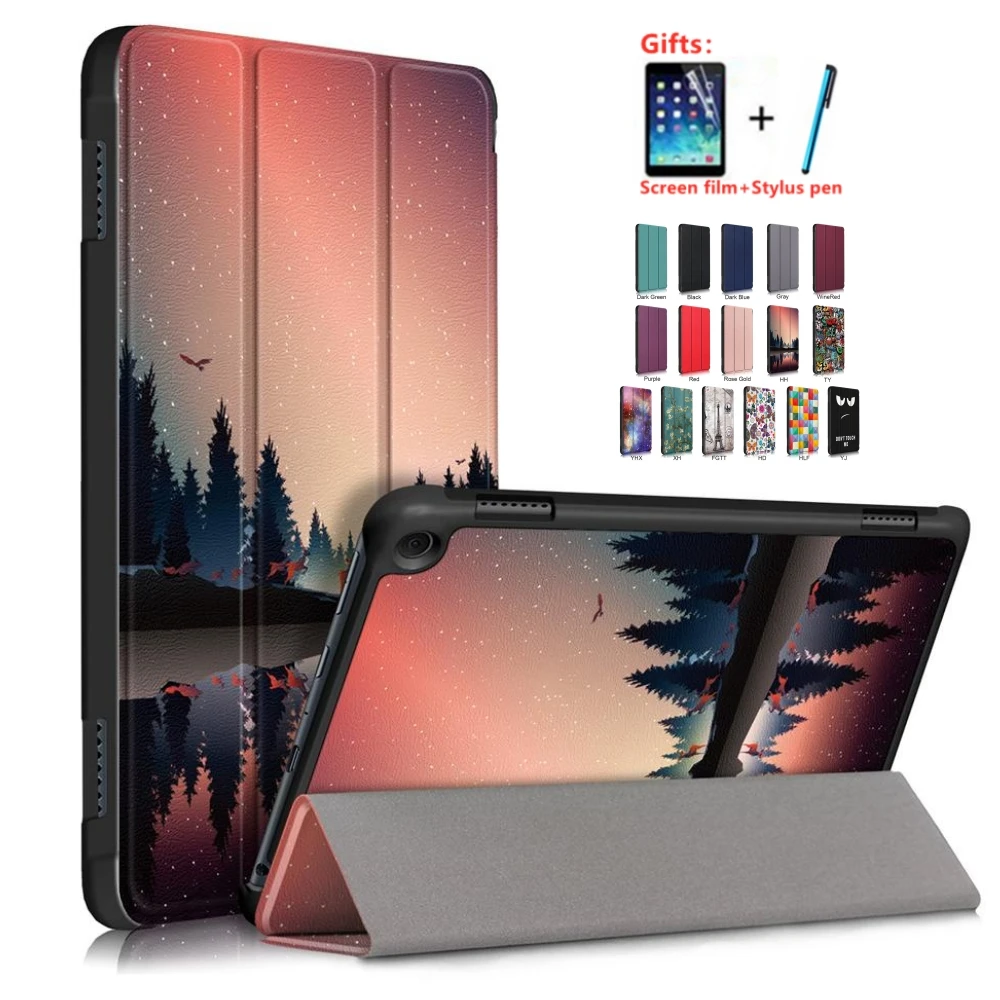 For Amazon Fire HD 8 HD8 Plus 2022 Case 12th Gen Trifold Magnetic Smart Tablet Cover Funda for Kindle Fire HD 8 Case 2020 2022