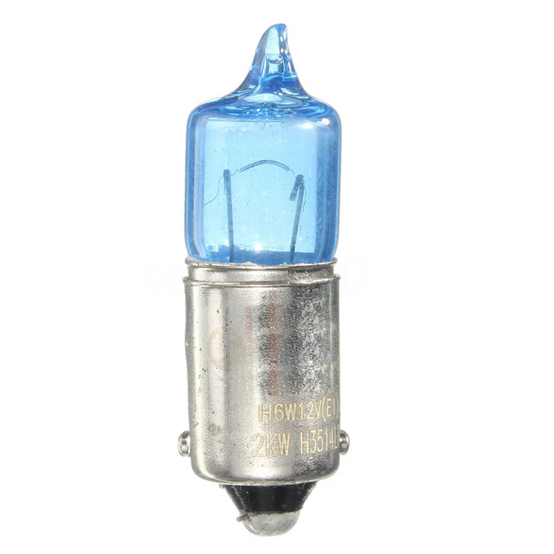 2 шт. автомобильные ксеноновые габаритные огни H6W BAX9S 6 Вт 12 в 5000 К