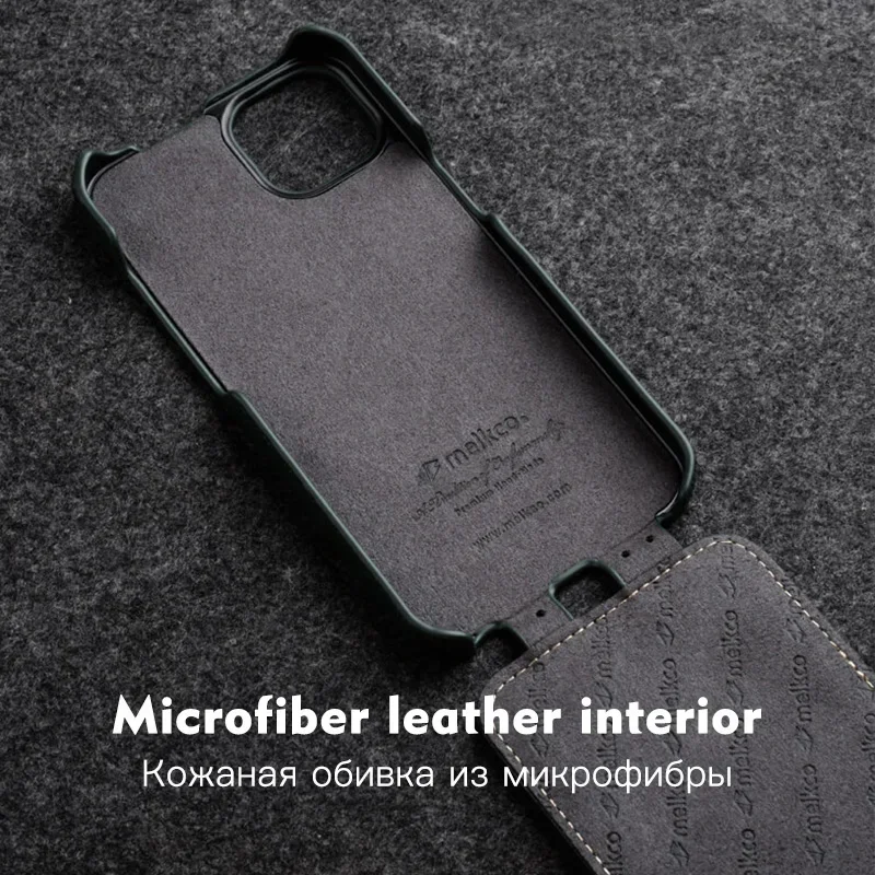 Оригинальный чехол-книжка Melkco из натуральной коровьей кожи для iPhone 16 15 Pro Max 14 13