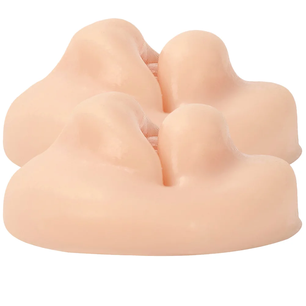 

Practice Skin Lip Silicone Model Permanent Tattooing Mouth 3D Fake Makeup Reusable Rubber Mannequin Sheet Lids Semi Suture