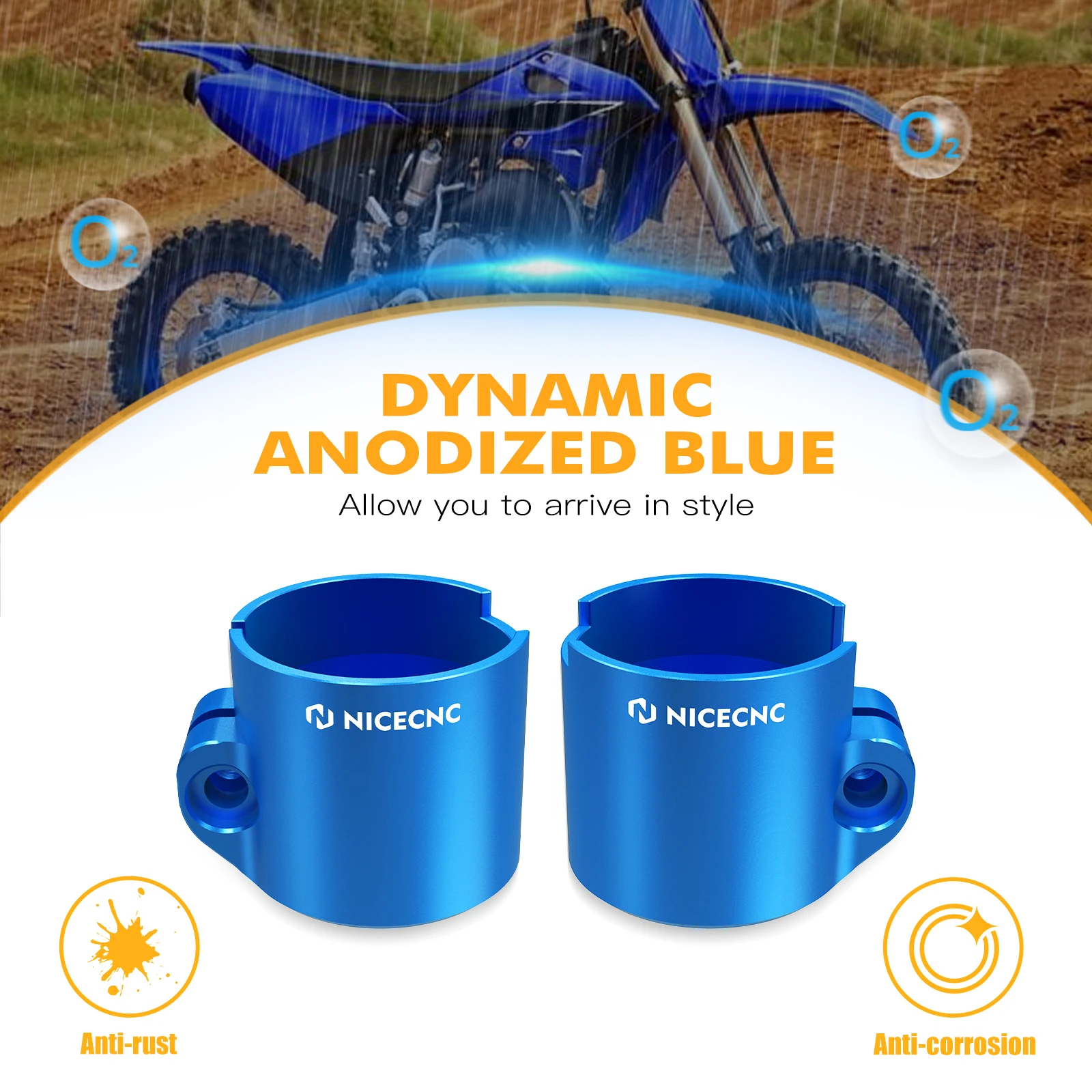 Защита башмака для Yamaha YZ85 YZ 85 2002-2018 Нижняя передняя вилка защитная крышка NICECNC