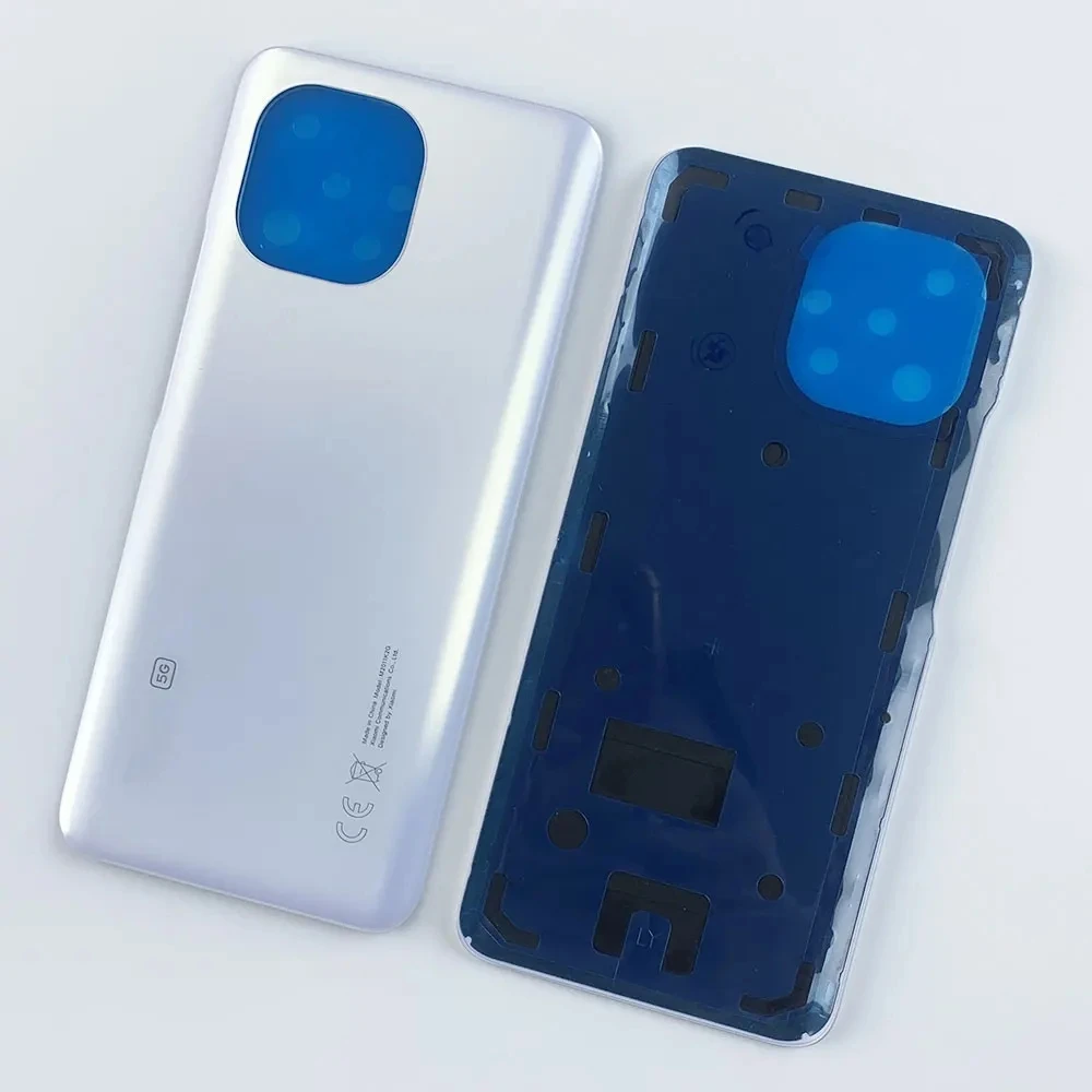 Оригинал для Xiaomi Mi 11 5G M2011K2C M2011K2G Задняя стеклянная крышка батарейного отсека