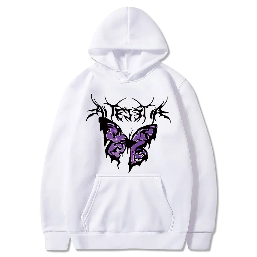 

Y2K Sweatshirt Long Sleeve Hoodie Women Streetwear Women Grunge Clothes Harajuku Loose Anime Print Gothic Fashion Y2k Clothes
