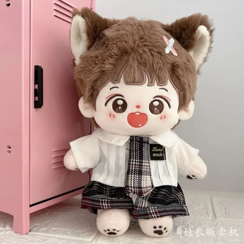 Детская одежда 10 см и 20 хлопковые куклы невинная опека пар комплект униформы для