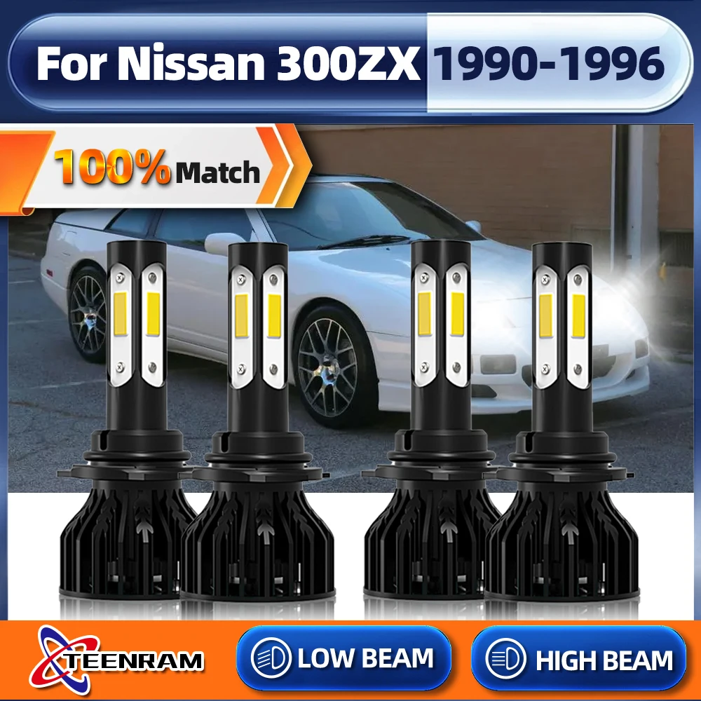 

Turbo Car LED Headlight 240W 40000LM 9005 HB3 9006 HB4 Car Light Bulbs For Nissan 300ZX 1990 1991 1992 1993 1994 1995 1996