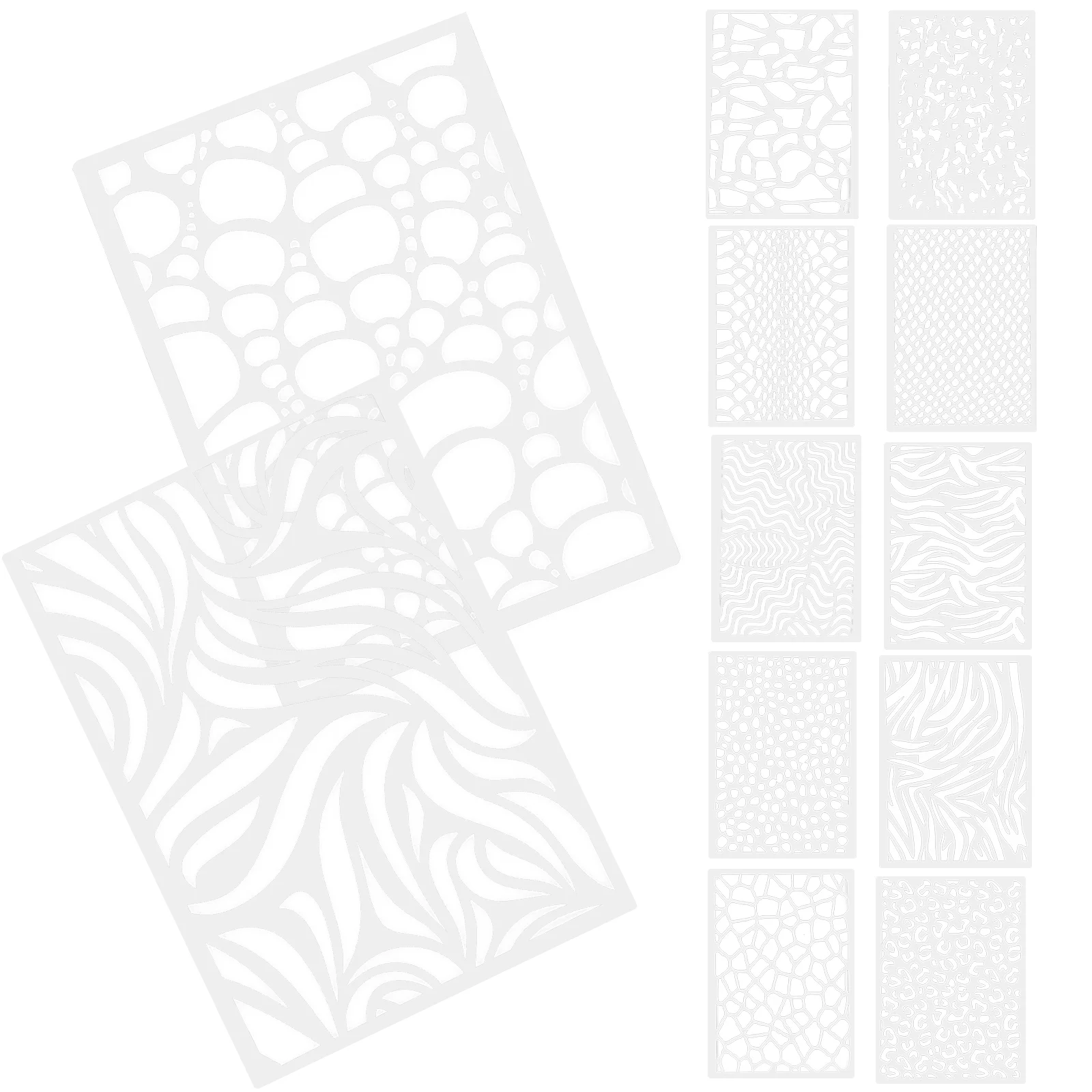 

Stencils Painting Template Drawing Stencil Wall Flower Washable Templates Furniture Holiday Setprints Tools Reusable Planner