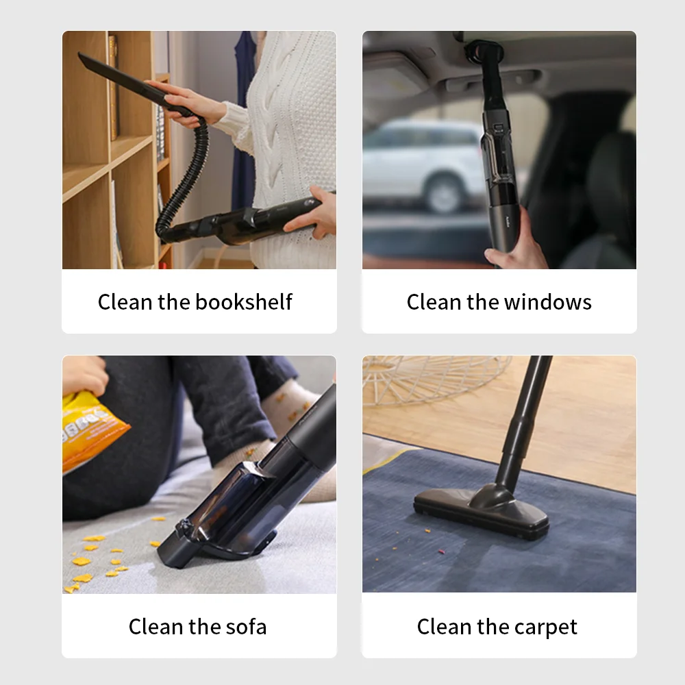 20000pa перезаряжаемый портативный беспроводной ручной пылесос с сильным