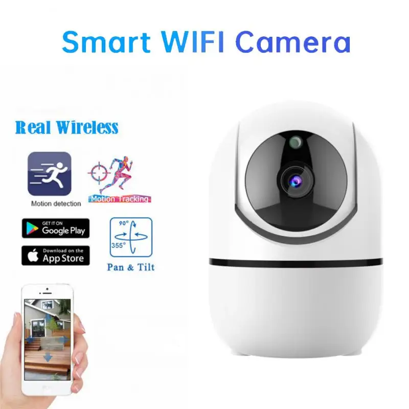 

Auto Tracking Remote Monitor Smart WiFi IP Camera 1080P HD Wireless Indoor 2-Way Audio Mini P2P CCTV Videos Security Camera