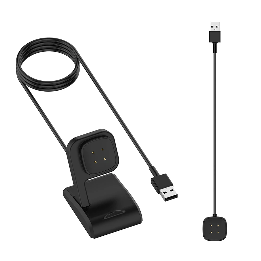 For Fitbit Versa 4 3 Sense 2 Charging Cable Dock Station Smart Watch Portable Magnetic USB Charger Cable On Versa3 Versa4 Sense2