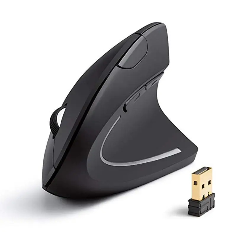 Creative Right Hand Vertical Mouse Mice 2.4g Usb Upright Mouse Cool Shark Charging Gaming Ergonomic 1600dpi New Vertical