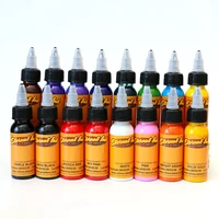 16 colors tattoo pigment suit tattoo coloring ink kit tattoo ink set fast coloring for tattoos and body art liner shader