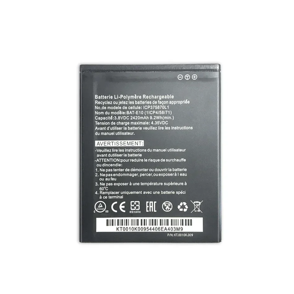 BAT-E10 аккумулятор для мобильного телефона Acer Liquid Z530 LTE T02 Z530S BAT E10 (1ICP4/58/71) 2420 мАч