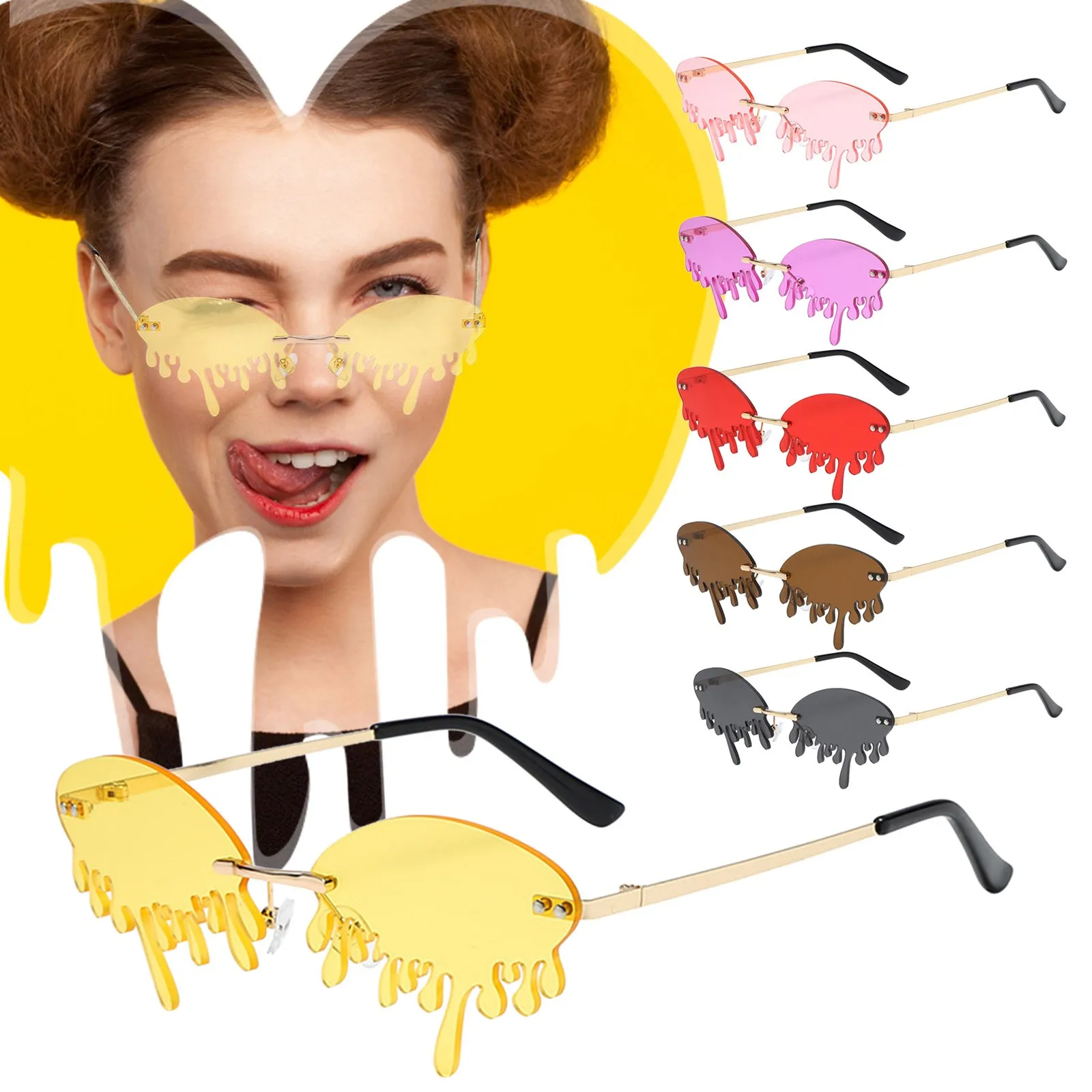 

Модные очки, солнцезащитные очки в форме слезы, женские винтажные очки неправильной формы, женские солнцезащитные очки, забавные очки, това...