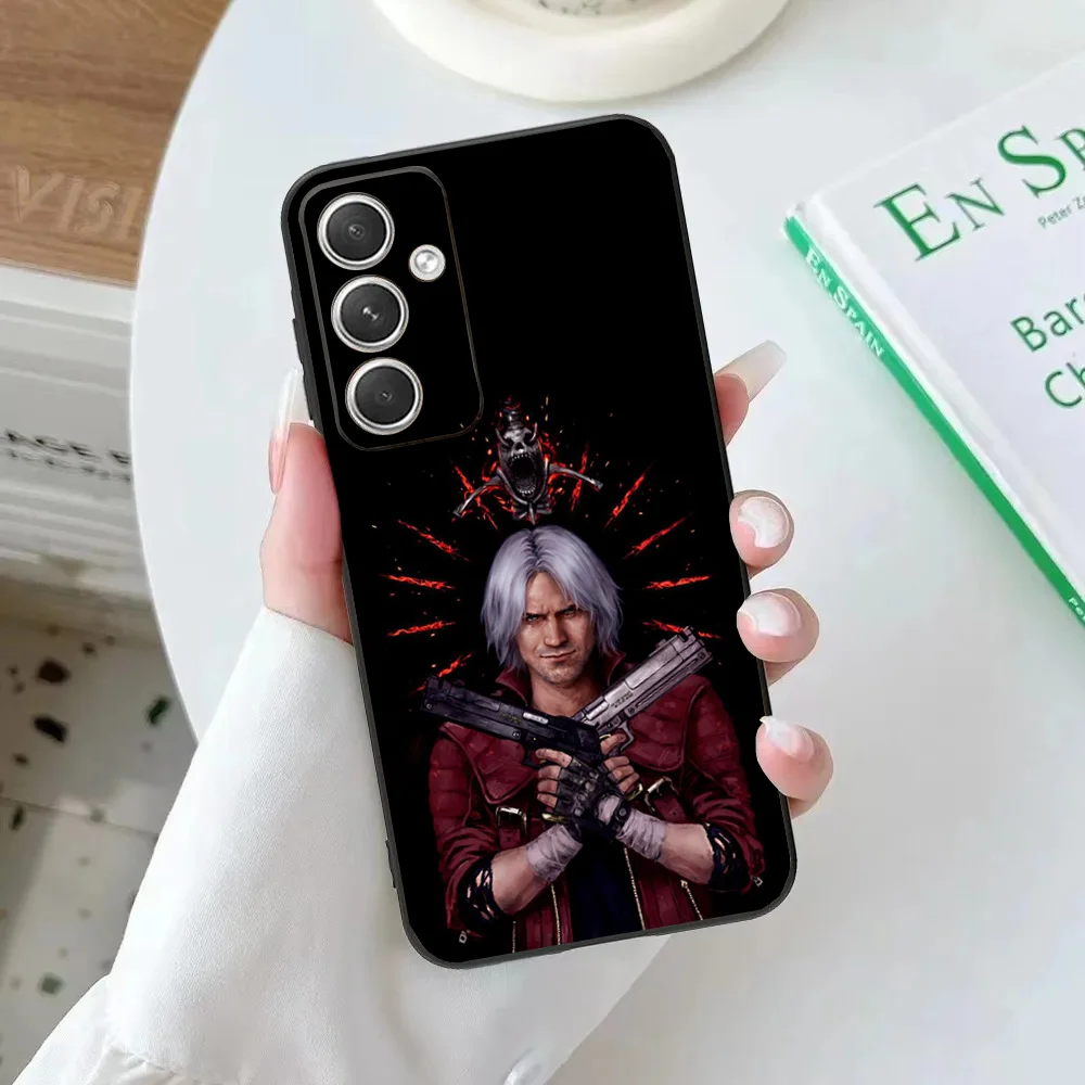 Чехол для телефона D-DMC 5 Dante Vergil Samsung Galaxy A20 A21s A22 A31 A32 A52 A53 A72 73 A80 A91 Мягкий черный