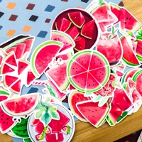 28pcs summer red watermelon stickers planner decoration diy hand book diary journal stationery fruit sticker kawaii fruits