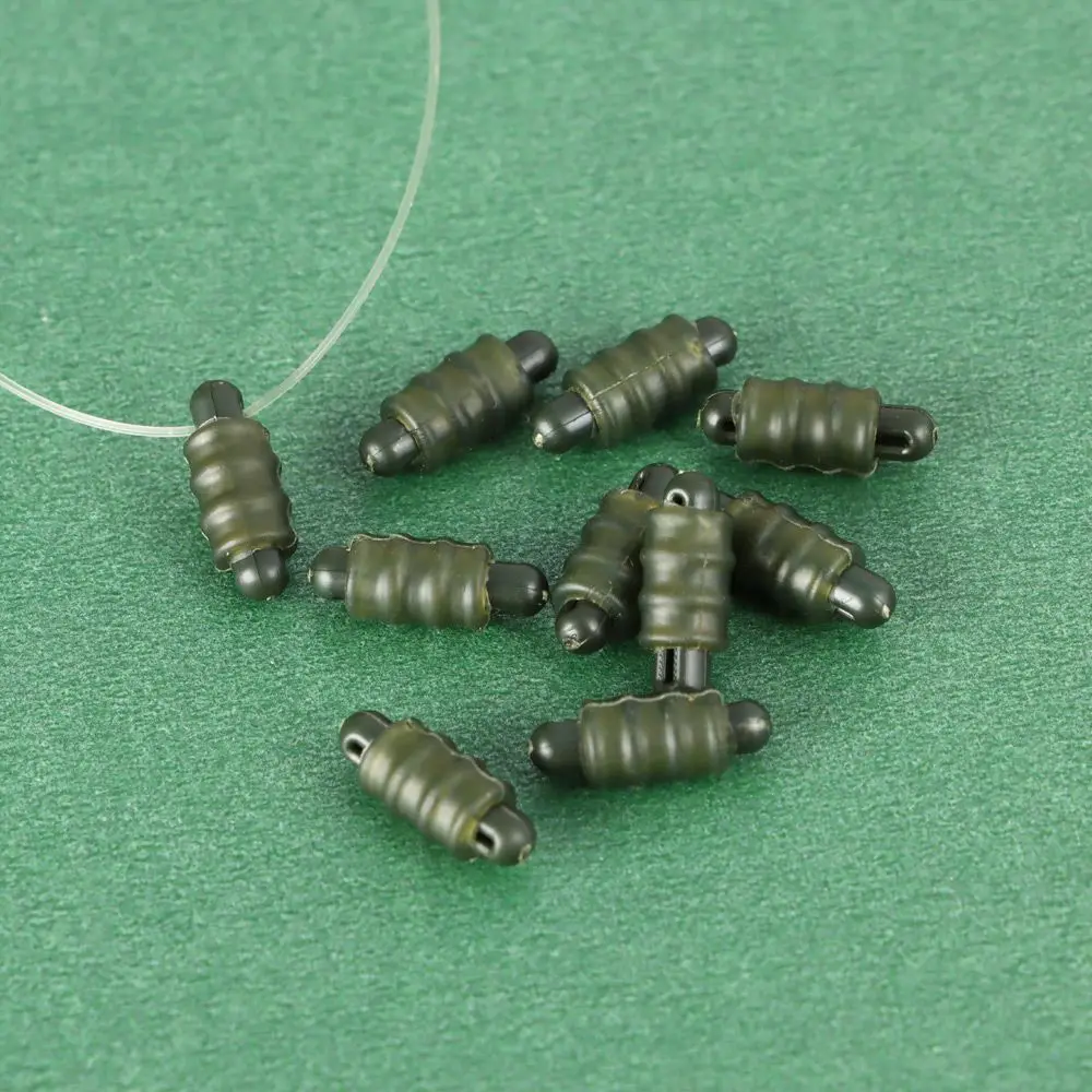

10PCS Quick Change Carp Stop Beads Method Feeder Fishing Rigs Connector Bead Line Holder Trough For Carp Fishing Accessories