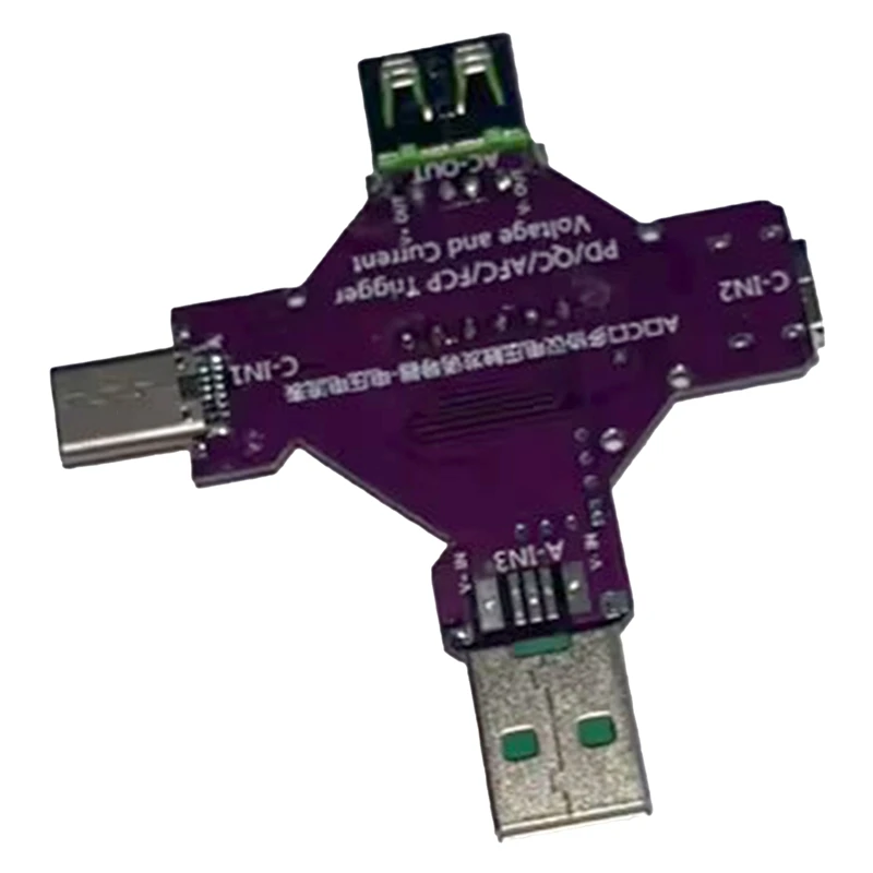 Протокол PD3.0 триггерная приманка для быстрой зарядки вольтметр Qualcomm QC3.0