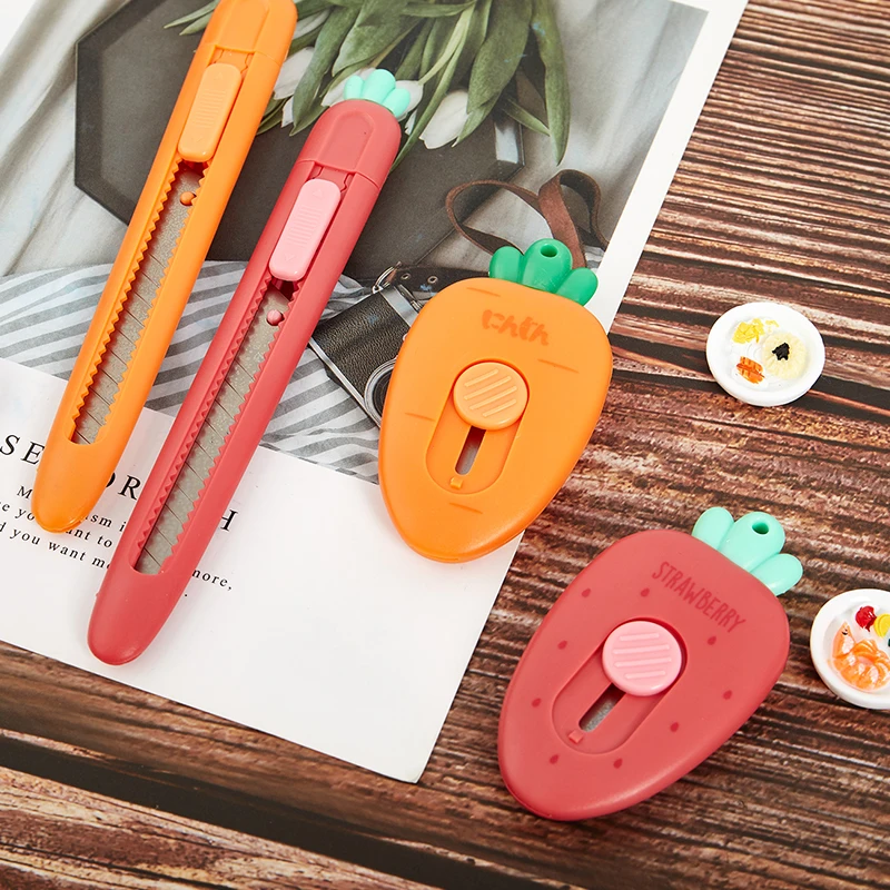 

Новинка, бытовой мини-нож, милая портативная коробка для упаковки бумажных конвертов, нож для открывания писем