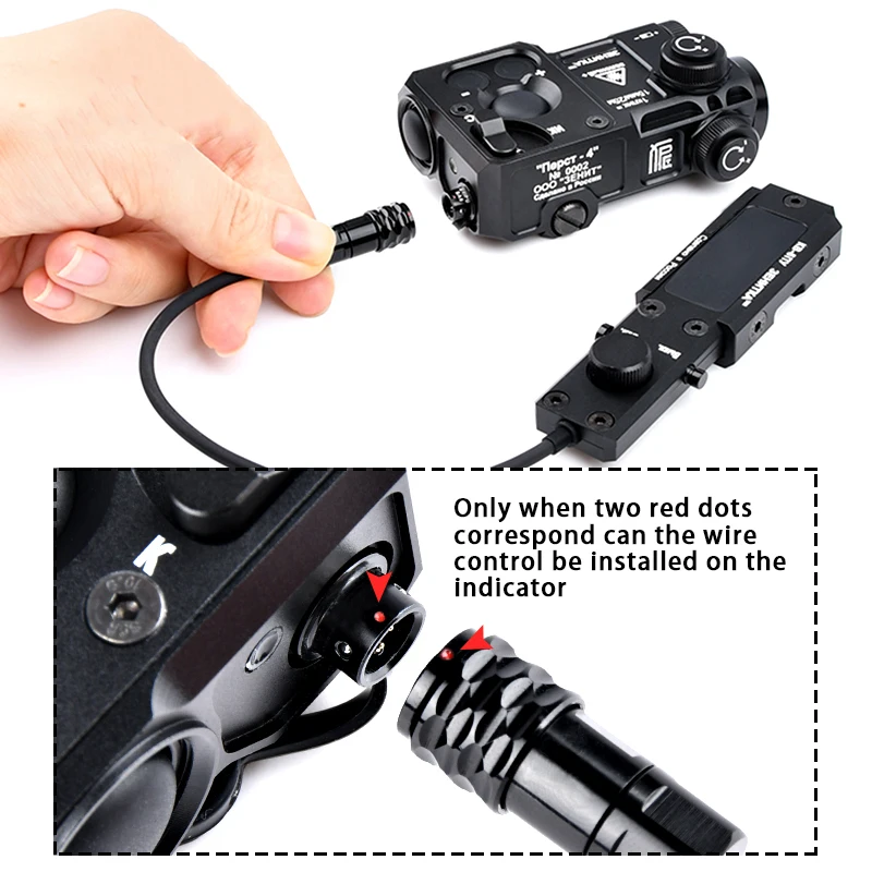 Тактический ЧПУ фонарь с красным и зеленым лазером PEQ Синий ИК лазер для