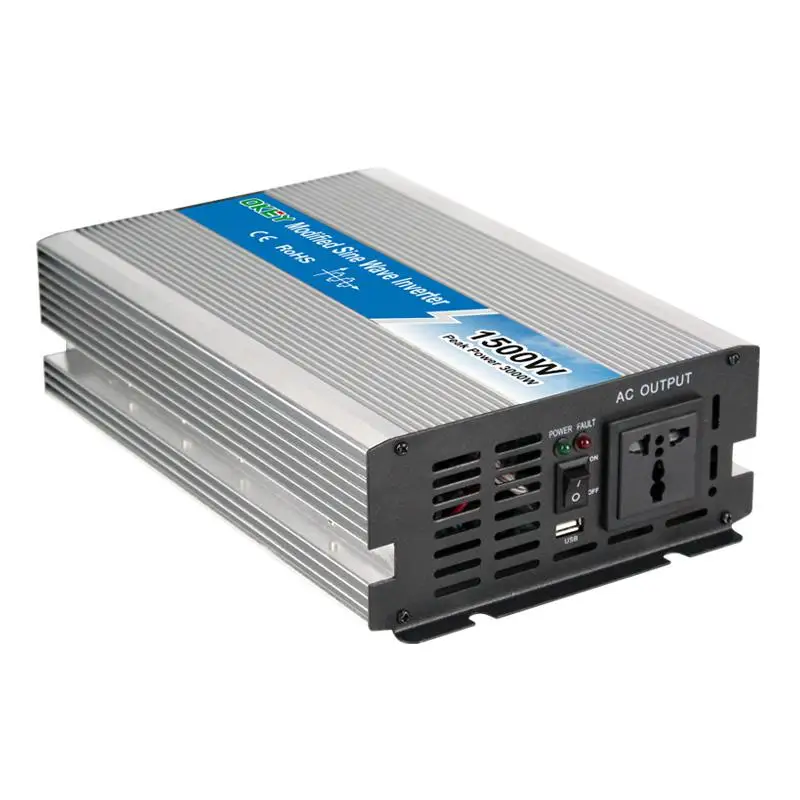 

High Power Power Inverter AC Output 12V 24V to 110V 220V 1500 Watts Power Inverters For Car