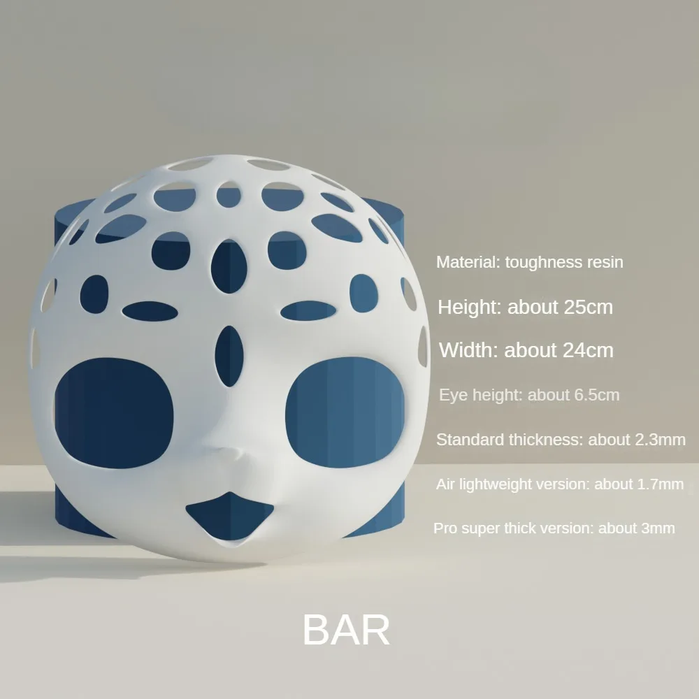 Японская Маска Choba beast skull щенок оригинальная Подлинная Сделай Сам белая голова