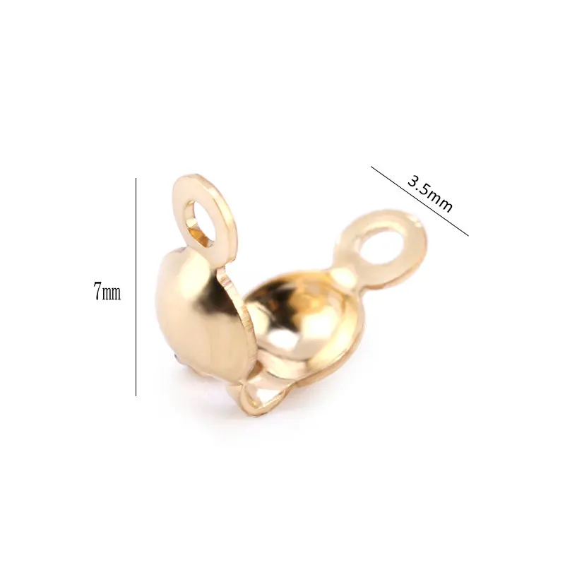 QIAO металлические ювелирные изделия застежки из 14-каратного золота крючки для