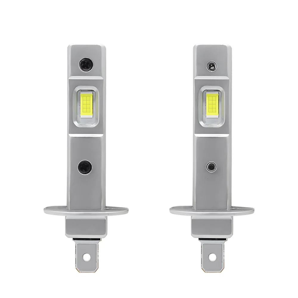 Фото 2 шт. 30000LM H1 H3 Светодиодная лампа для фар Plug&Play Беспроводная Canbus 120 Вт H3 Светодиодная мини-автомобильная светодиодная лампа CSP Противотуманные фары 6000K Белый 12 В 24 В №1
