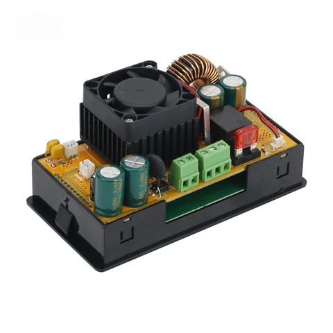 Подходит для WDPS6005, 60 В, 5 А, источник питания с ЧПУ, регулируемый понижающий модуль питания постоянного тока, 2,8 дюйма, цветной экран CV CC
