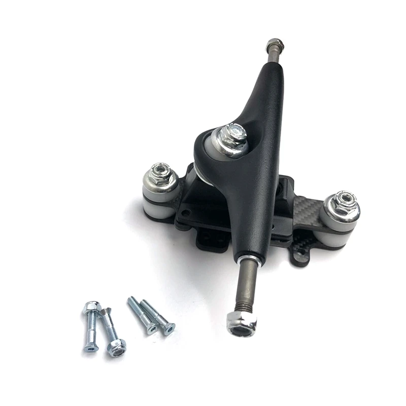 

Hot Carbon Fiber Surf Skateboard Trucks Adapter Pu Bushing Surf Skate Bridges Skateboard Black Colors