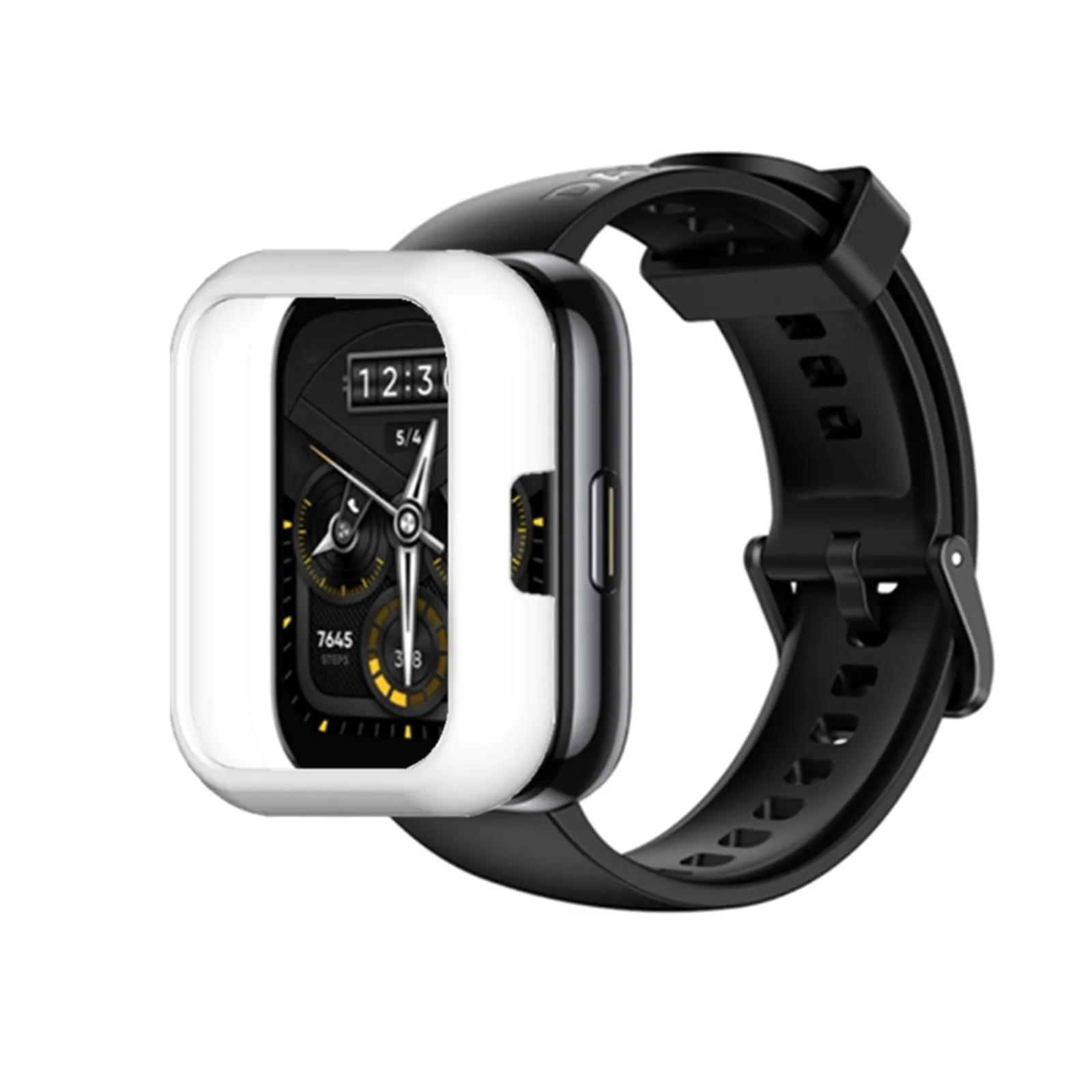 

Pro For Realme Case Smart 2 Watch PC Suitable Colorful Watch smart wristband Accessories Silicone Wristbands Bulk