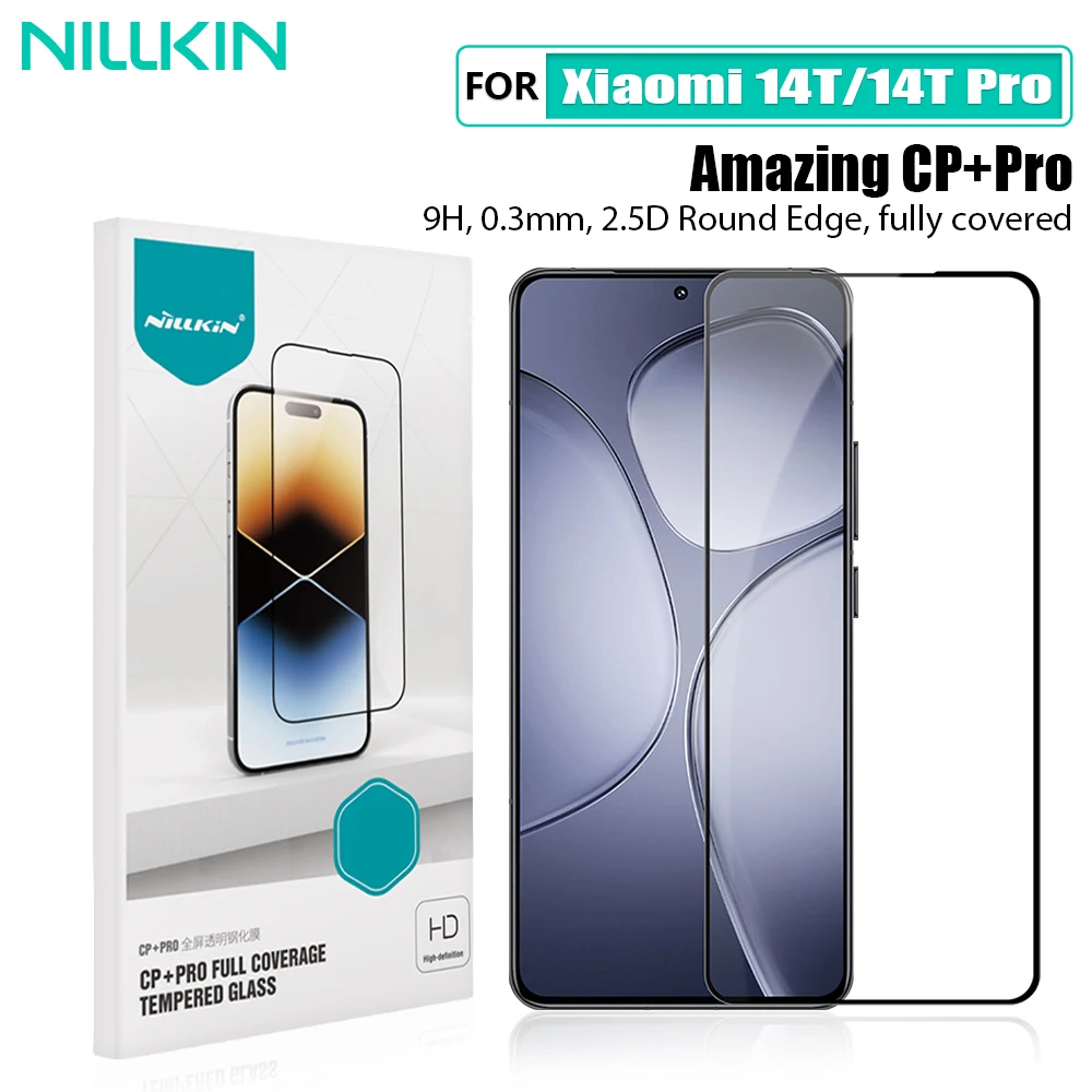 Nillkin для Xiaomi Mi 14T /14T Pro защита экрана CP + HD Прозрачная пленка из закаленного стекла