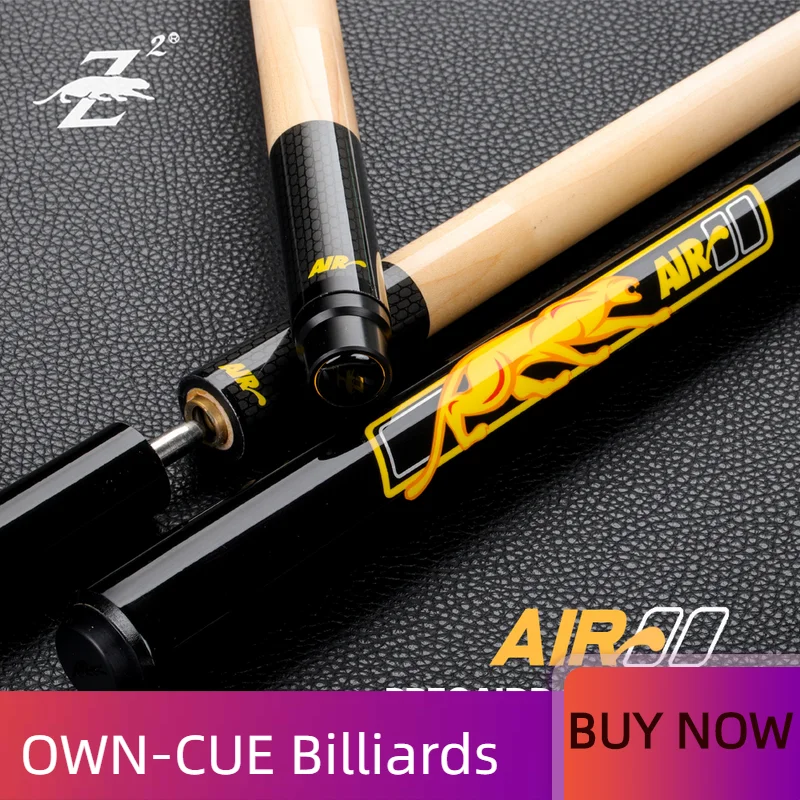 PREOAIDR 3142 AirII Cue Jump Ball Arm Cue Stick 13mm Bakelite Tip Uniloc Joint Maple Shaft 106.68cm Length Jump Cue Pool Stick