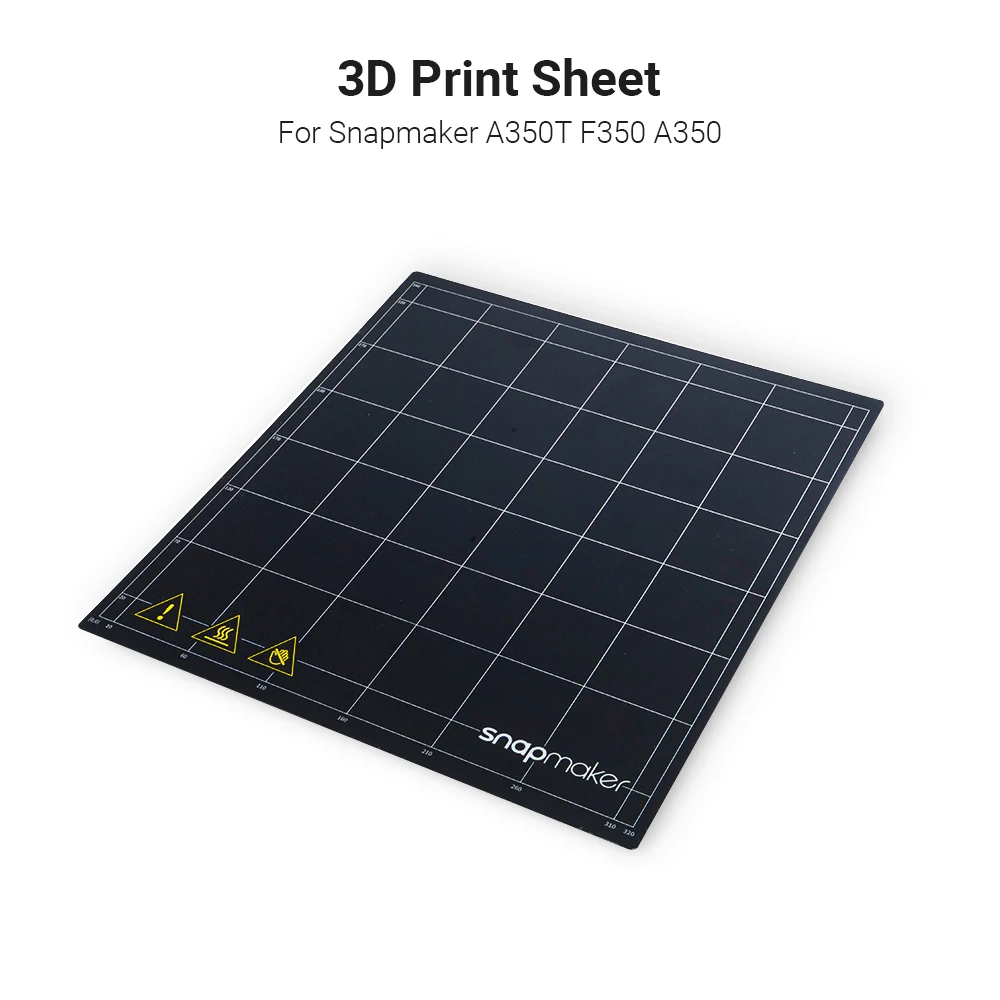 

3D Print Sheet for Snapmaker 2.0 3D Printer Accessories Heat Hot Bed Sticker Base Flexible Spring Steel 3D Printing Build Plate