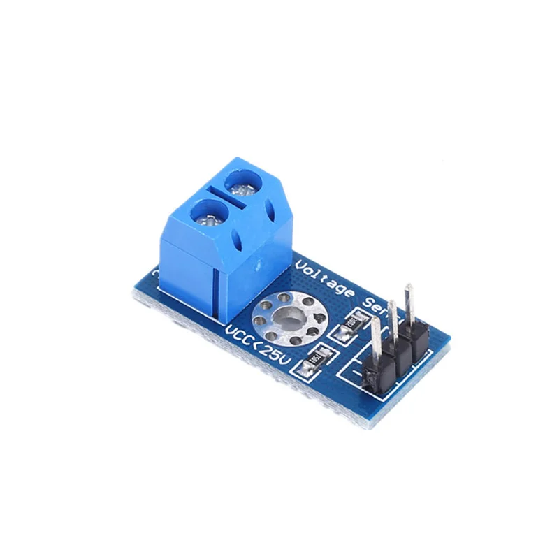 

10pcs Standard Voltage Sensor Module Test Electronic Bricks Smart Robot For arduino DC 0-25V Voltage Sensor Board Diy Electronic