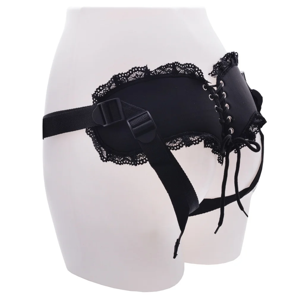 Страпон фаллоимитатор Для лесбийских пар присоска с металлическими кольцами