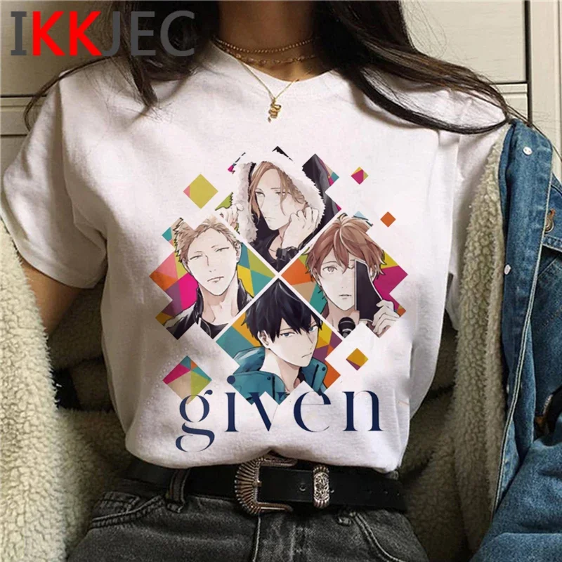 Футболка с аниме-рукавом Yaoi Bl Given Anime футболка Manga Music Mafuyu мужские футболки в стиле