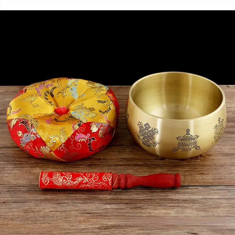 Латунная чаша Будды со звуком волшебное оружие для пения Йога медитация лечение