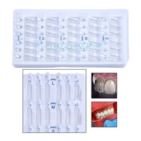 new 30pcsset dental composite resin mould veneers light cure filling anterior front teeth for dentist tooth whitening tool