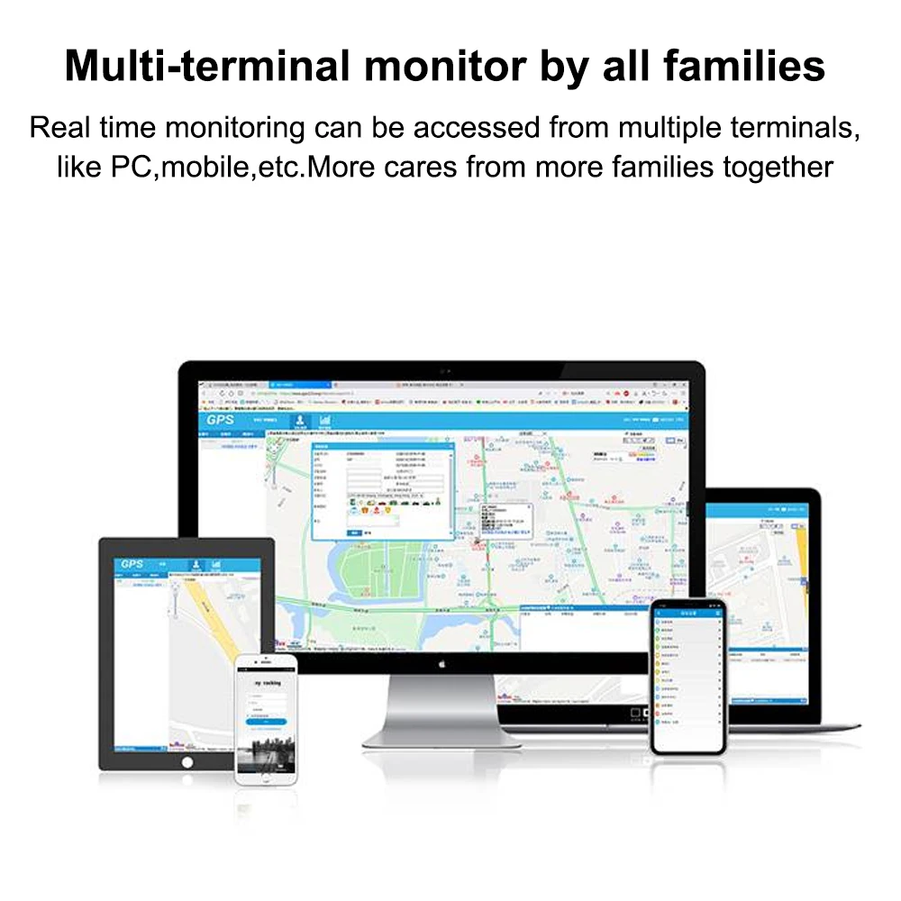 Смарт-браслет с GPS-трекером Autopmall 4G для пожилых людей функцией отслеживания