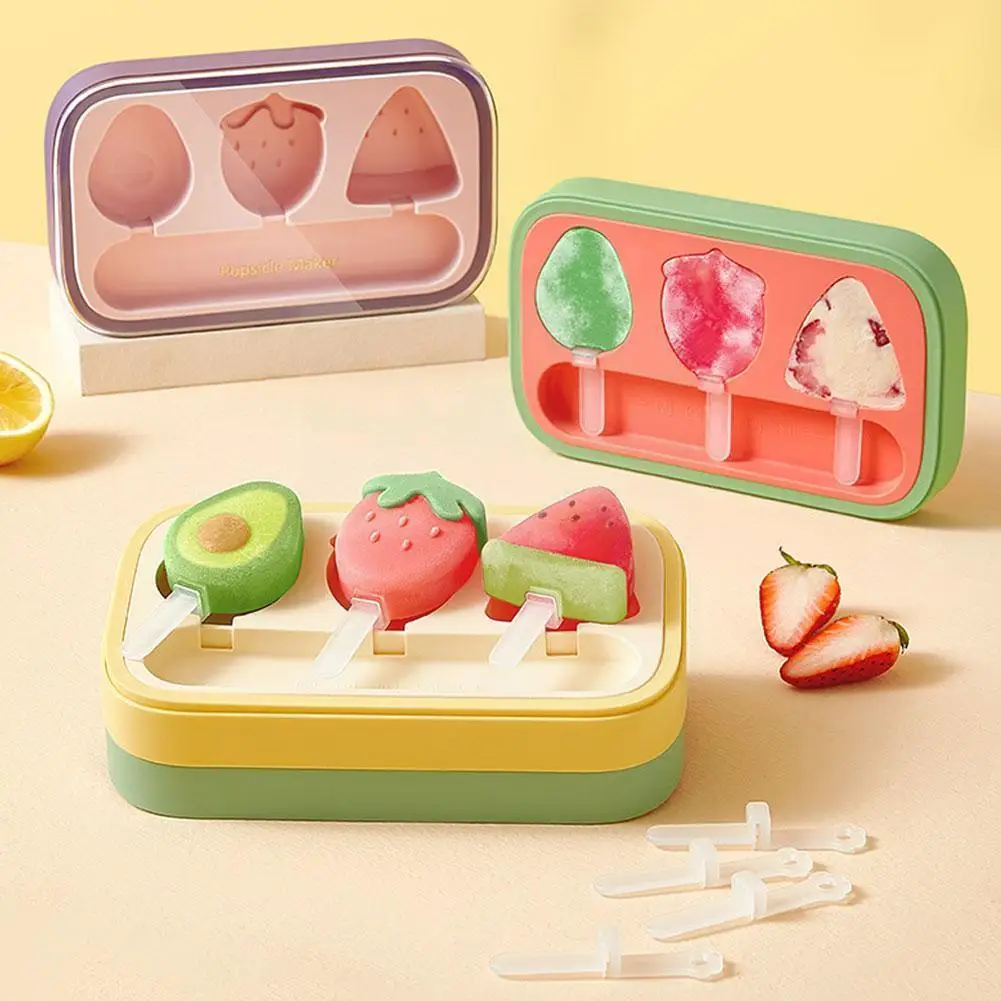 

Diy необычная форма для мороженого домашняя портативная Пластиковая форма для мороженого Форма для конфет Q0m2