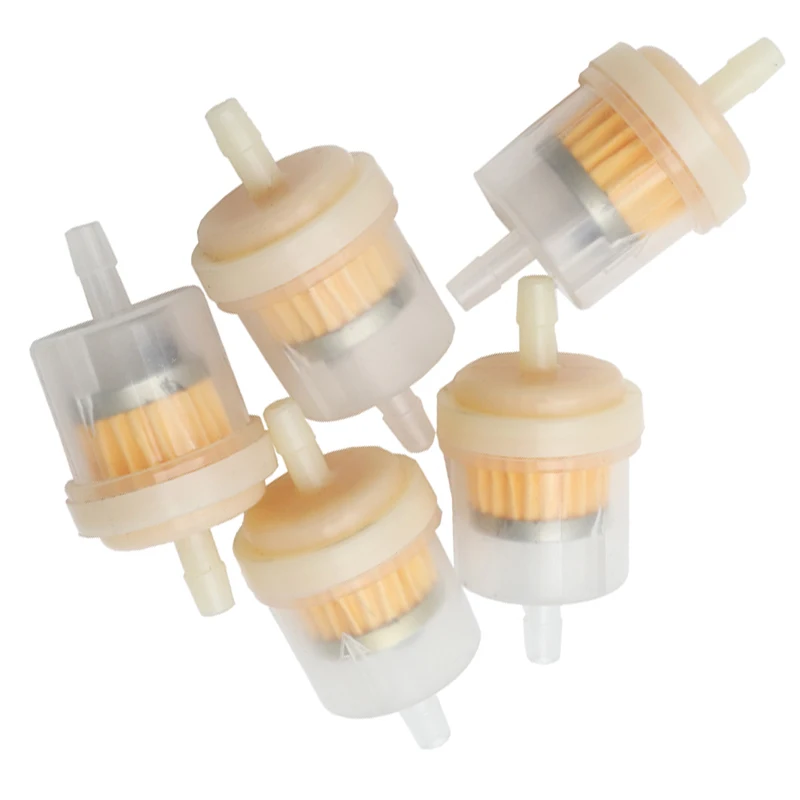 

New 5Pcs Universal Gas Fuel Filter for Motorcycle Moped Scooter Dirt Bike ATV Go Kart Moto Accessories Dropshipping